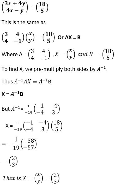 Solving Simultaneous Equations Using Matrices 的图像结果