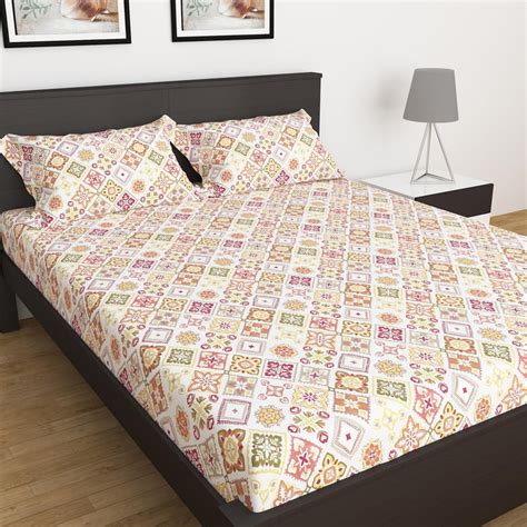 Buy Alaska Jersey 3-Pc. Printed King Size Fitted Bedsheet Set - 180 X ...