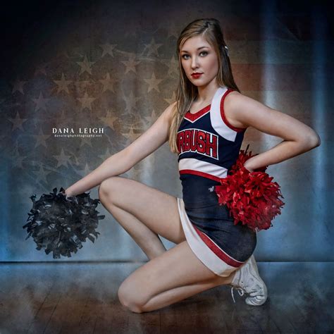 Cheerleader portrait, cheer pose, sports poster, senior cheer banner | Cheer photography poses ...