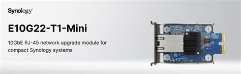 Synology Network Upgrade Module Adds 1x 10gbe Rj 45 E10g22 | Desertcart ...