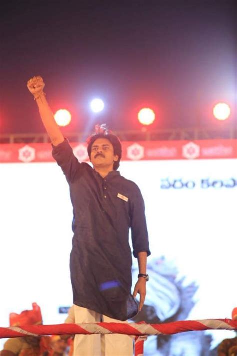 Pawan Kalyan celebrates Jana Sena party formation day in Guntur ...