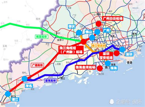2021年广东高铁的“前进步伐”：将新开工2条，建成通车1条_腾讯新闻
