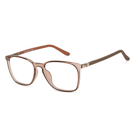Buy Brown Transparent Brown Full Rim Square John Jacobs TR Flex JJ 8034 ...