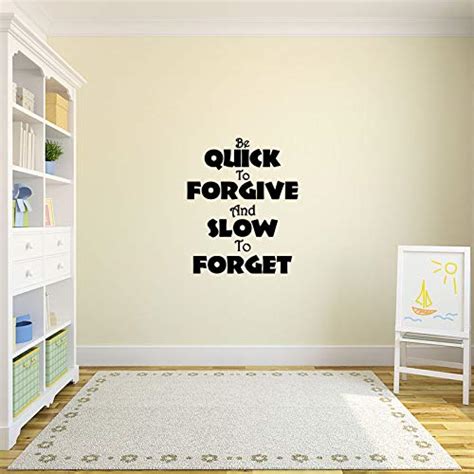 Buy KCWALLDECALS Be Quick to Forgive Quote Wall Decal Online at Low ...