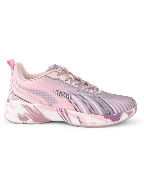 Buy Running Shoes For Women: Camp-Streak-Peach-Mauve | Campus Shoes