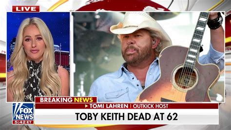 Tomi Lahren remembers Toby Keith after losing battle to cancer ...