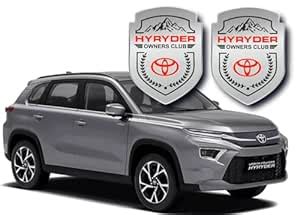 Carlooks HYRYDER Owners Club Emblem Sticker for Cars, This can be Used ...