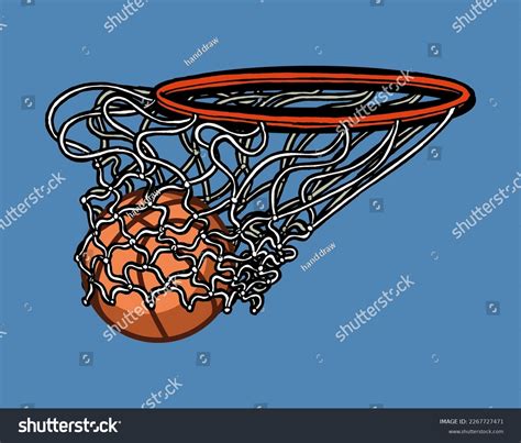 Basketball Net Drawing