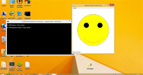 Image result for Java Applet Smiley Graphic Program