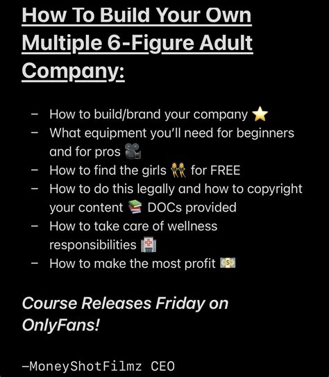 TW Pornstars - Money Shot Filmz 💵💦🎥. Twitter. Here is what the course will teach y’all! Learn ...