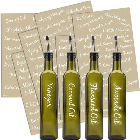 Oil And Vinegar Bottle Labels at Ashley Nugent blog