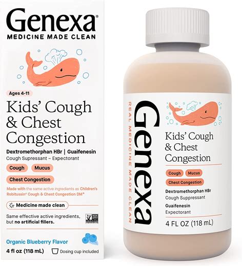Genexa Cough And Chest Congestion Kids' at John Heidt blog