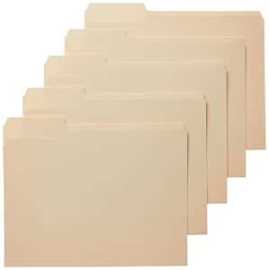 AmazonBasics File Folders - Letter Size (100 Pack) - Manila : Amazon.in ...