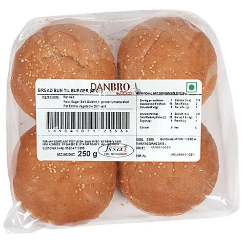 Buy Danbro Bread Bun Til Burger Online at Best Price of Rs 48.88 ...