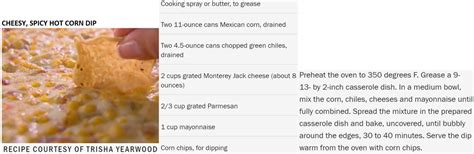 trisha yearwood hot corn dip