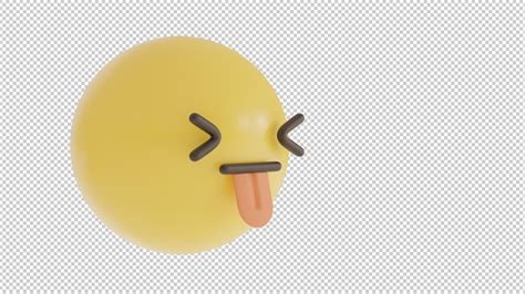 Vista lateral emoji png | PSD Premium