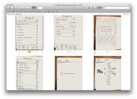 User Testing Paper Prototypes App 的图像结果