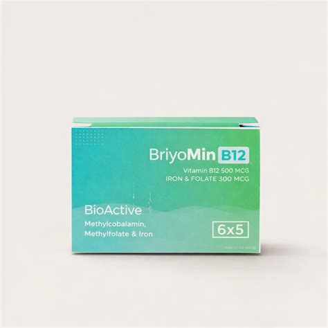 Briyomin B12 - Vitamin B12 & Folate Capsules for Daily Wellness – Briyo ...