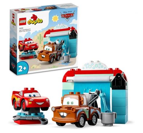 Lego Duplo Disney And PixarS Cars Lightning Mcqueen & MaterS Car Wash ...