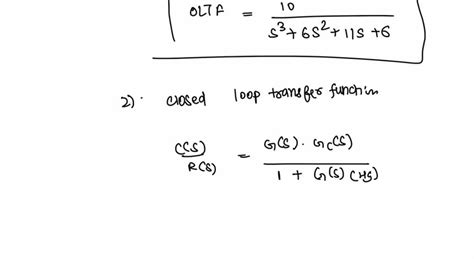 Image result for Closed Loop Transfer Function Example
