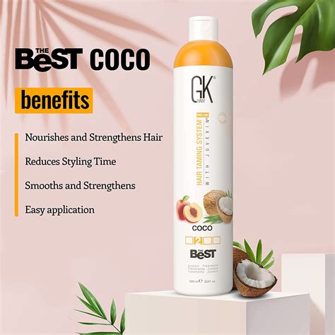 Buy GK HAIR Global Keratin The Best COCO (33.8 Fl Oz/1000ml) Smoothing ...