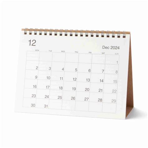 Bagasse-paper Monday start Calendar /M/Dec. 2024 - Dec. 2025
