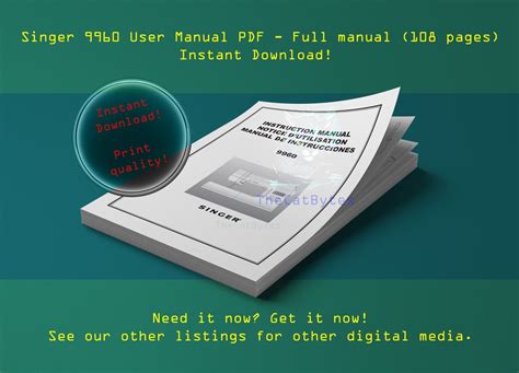 Singer 9960 Lessons 的图像结果
