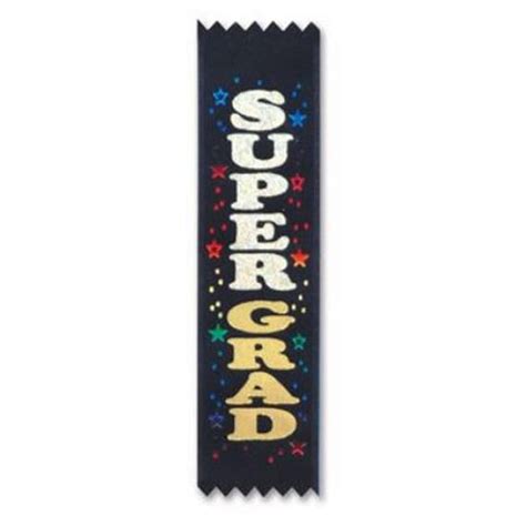 Beistle 1 1/2" x 6 1/4" Super Grad Value Pack Ribbon 6/Pack VP304 ...