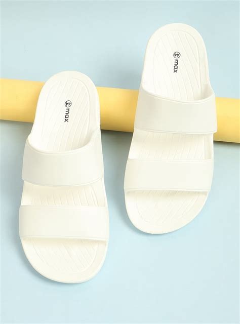 Buy Men Solid Double Strap Sliders Online at just Rs. 399.0 ...