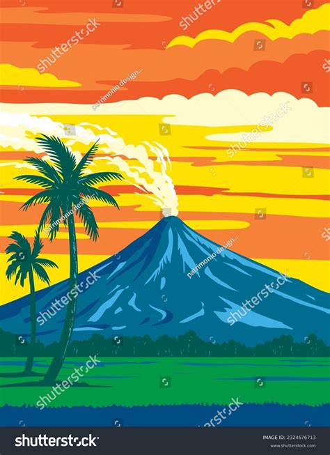 Mayon Volcano Drawing