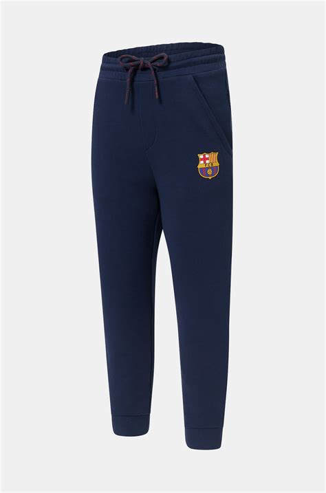 Navy Blue Sweatpants with Barça Crest - Junior – Barça Official Store ...