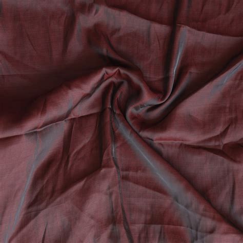 Mango Silk Plain Dark Maroon Reversable Fabric – Sanskruti