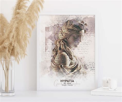Hypatia of Alexandria, Astronomer and Philosopher Poster 【海外輸入】