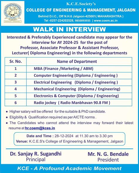 KCES’S COLLEGE OF ENGINEERING AND MANAGEMENT, JALGAON