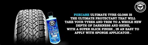 Foxcare tyre gloss, tyre polish 500ml | Gives Lustrous Dark, Long ...