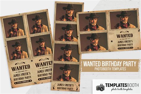 8 Best Country and Western Photo Booth Templates