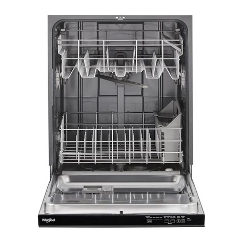 Whirlpool Top Control 24-in Built-In Dishwasher (Black), 55-dBA in the ...