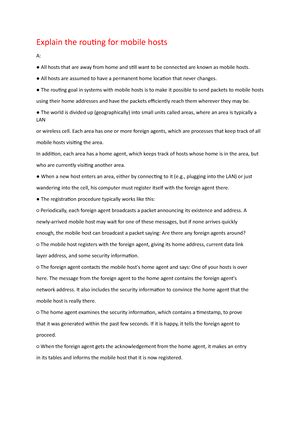 Computer Networks Module V - Module V Internet Control Protocols – ICMP ...