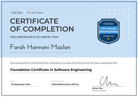 Software Engineer Certification