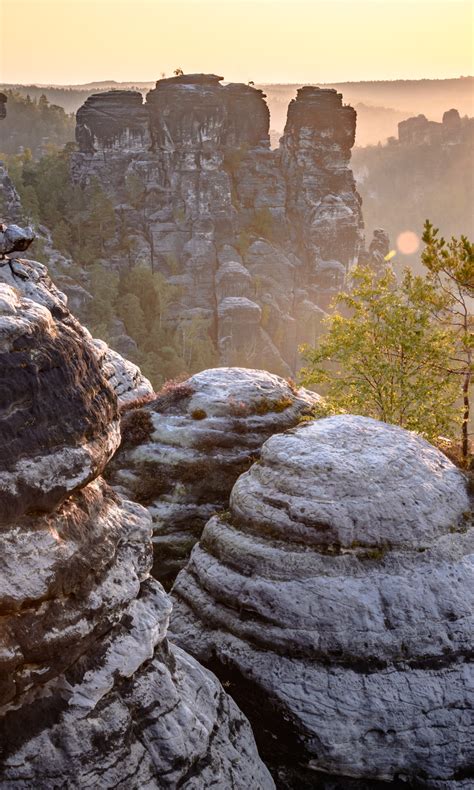 Download wallpaper the sun, rays, mountains, nature, rocks, Germany ...