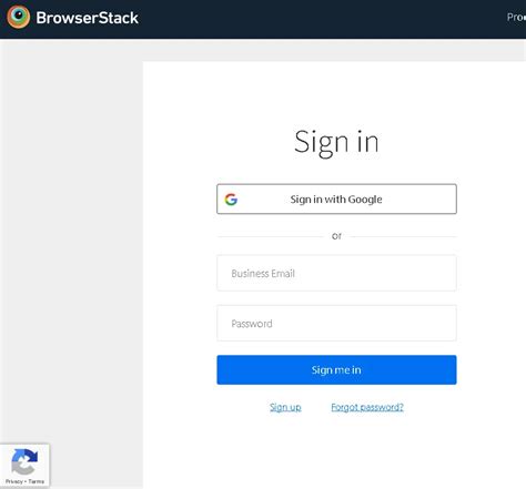 Image result for BrowserStack Sign Up