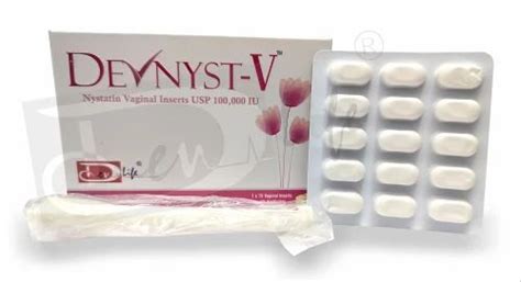 Pharmaceutical Capsule - Nystatin Vaginal Inserts Usp 100,000 Iu ...