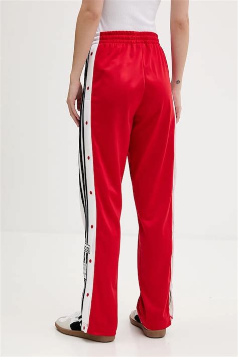 adidas Originals spodnie dresowe Adibreak Pt damskie kolor czerwony z ...