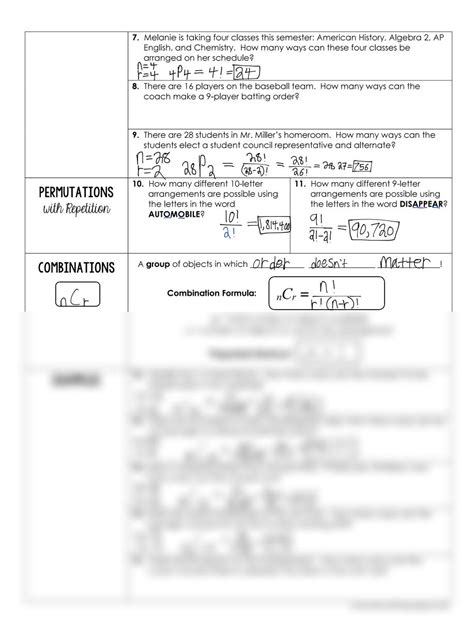 Image result for Counting Principle Worksheet