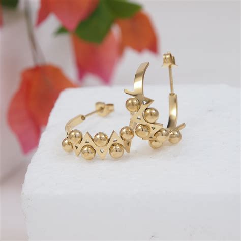 Stainless Steel Hoops Earring – Tarohi Jewels - Parsva Fashion ...