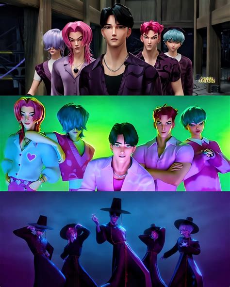 Kpop Demon Hunters Color Palette
