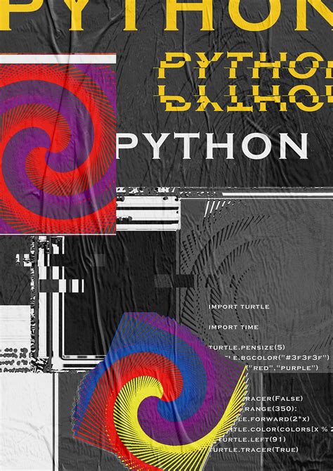 海报设计丨Python|平面|海报|YamDesign - 原创作品 - 站酷 (ZCOOL)