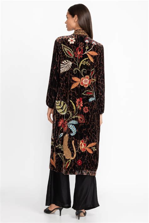 Buy Isabella Velvet Bishop Sleeve Kimono Coat | Johnny Was