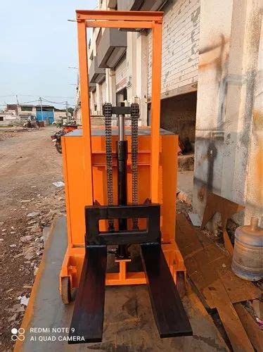 Industrial Stackers - Stk-112 Double Mast Hydraulic Stacker ...