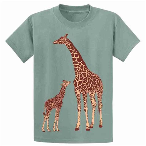 Two Giraffes T-Shirt, Youth - The Printed Image